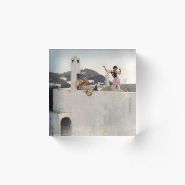 Item preview, John Singer Sargent - Capri Girl on a Rooftop designed and sold by Impressionist Masters.