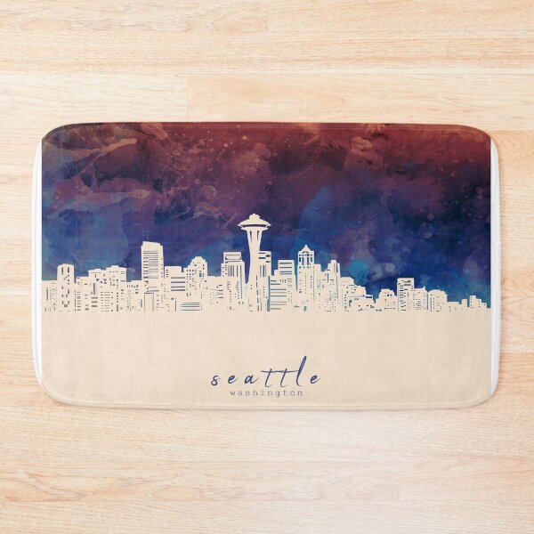 Item preview, seattle skyline designed and sold by BekimART2.