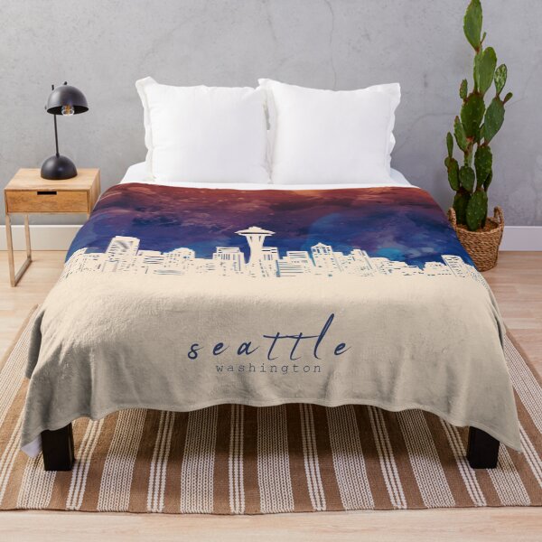 Item preview, seattle skyline designed and sold by BekimART2.