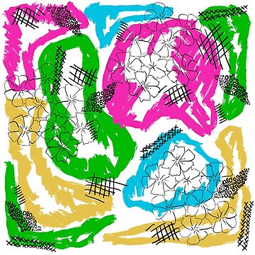 Artwork thumbnail, Floral sketches by Dyan Burgess