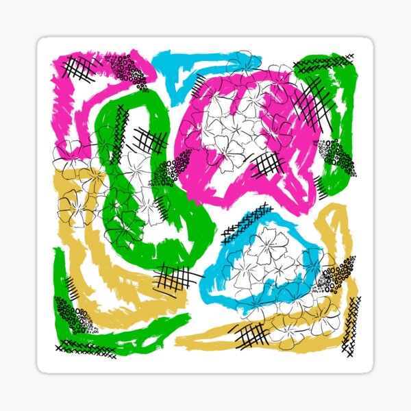 Item preview, Floral sketches designed and sold by Dyan Burgess.