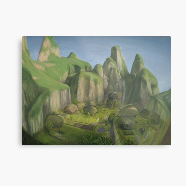 Art Mural Sur Le Theme The Legend Of Zelda Redbubble