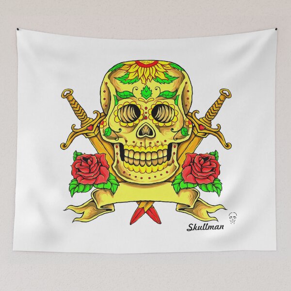 Item preview, Sugar Skull - Day of the Dead designed and sold by theSkullman.