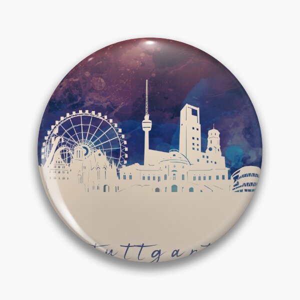 Item preview, stuttgart skyline designed and sold by BekimART2.