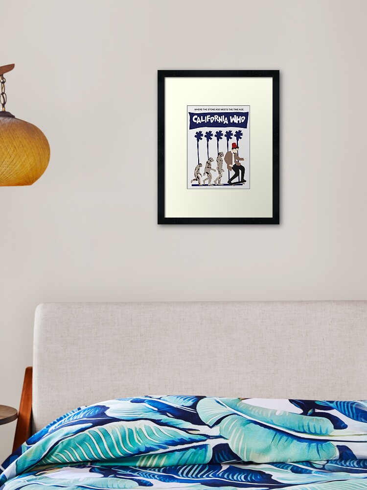 Thumbnail 1 of 7, Framed Art Print, California Who Poster 2 designed and sold by JazzK.