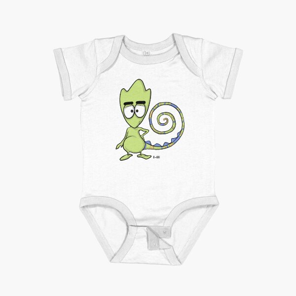 Chameleon Li Short Sleeve Baby One-Piece