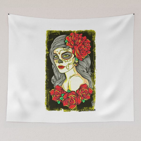 Item preview, Sugar Skull - Day of the Dead designed and sold by theSkullman.