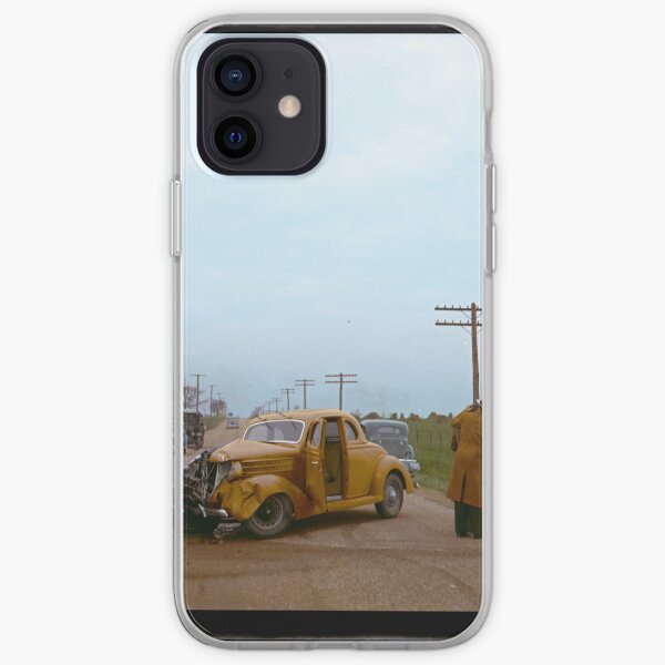 Automobile Accident on the U.S. 40, 1936 iPhone Soft Case