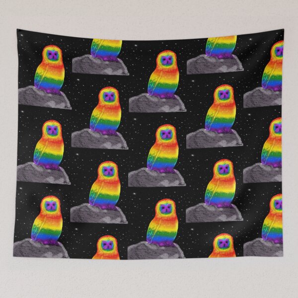 Item preview, Great Gay Owl designed and sold by BookPolygamist.