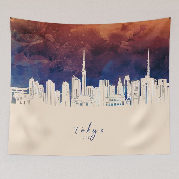 Item preview, tokyo skyline designed and sold by BekimART2.
