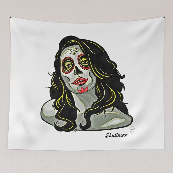 Item preview, Sugar Skull - Day of the Dead designed and sold by theSkullman.