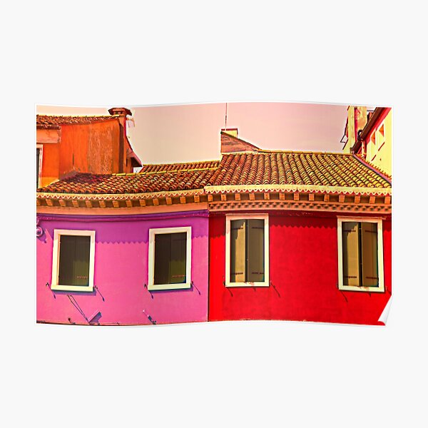 Pink to Red Poster