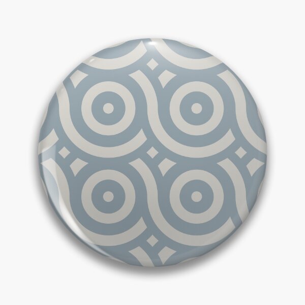 Item preview, Geometric Pattern: Loop: Bluestone designed and sold by Red Wolf.