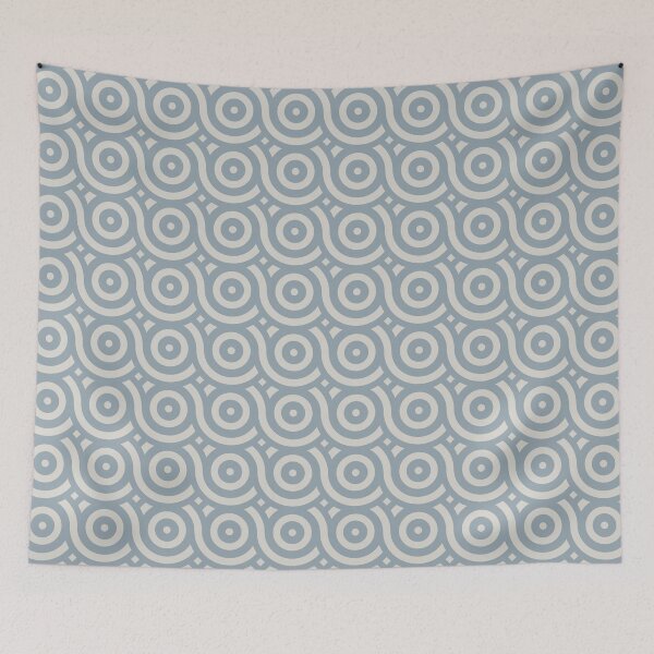 Item preview, Geometric Pattern: Loop: Bluestone designed and sold by Red Wolf.