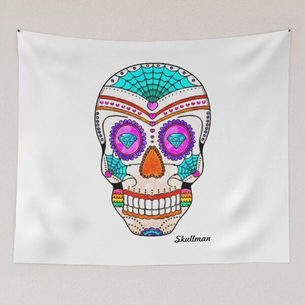 Item preview, Sugar Skull - Day of the Dead designed and sold by theSkullman.
