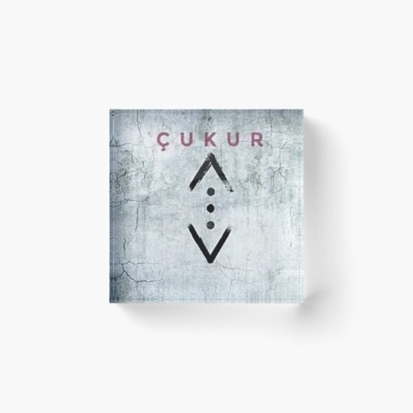 cukur türkisches Serienemblem Acrylblock