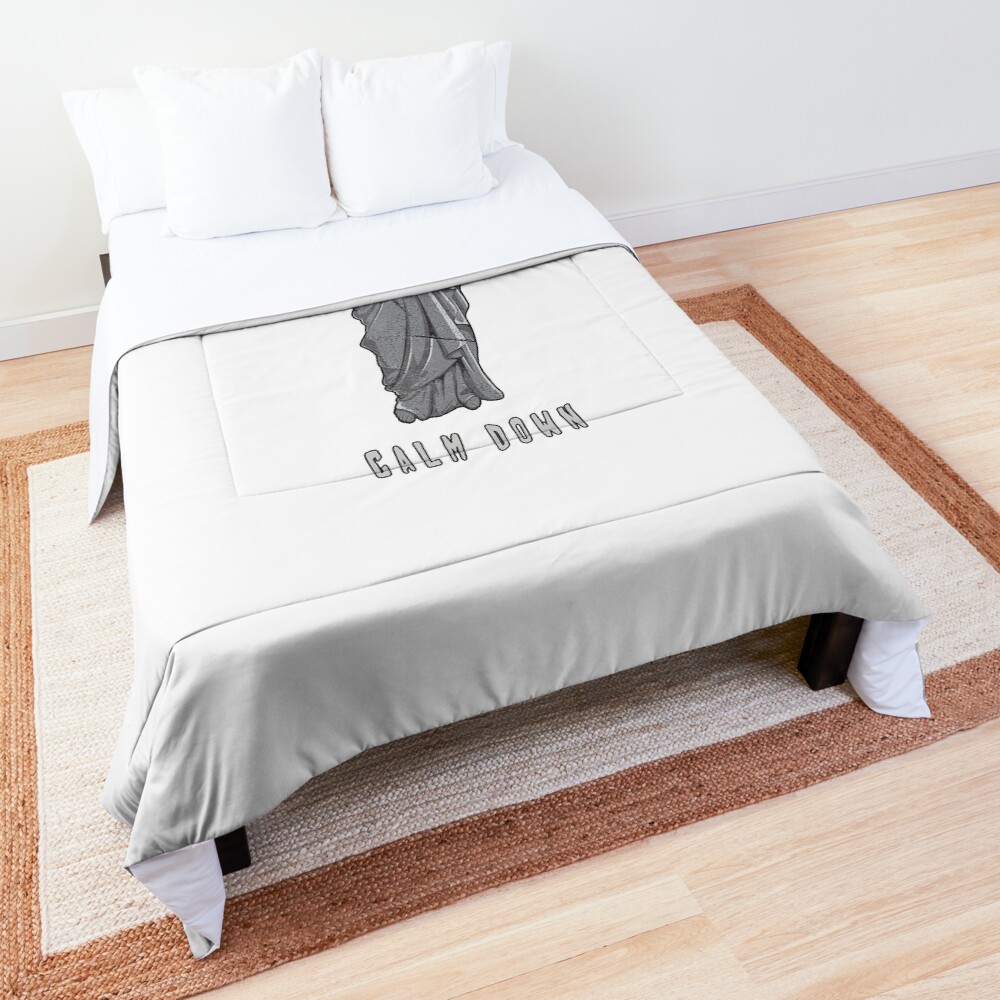 Jesus Calm Down Keep Calm Offensive Religious Quote Comforter