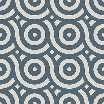 Artwork thumbnail, Geometric Pattern: Loop: Pebble by Red Wolf