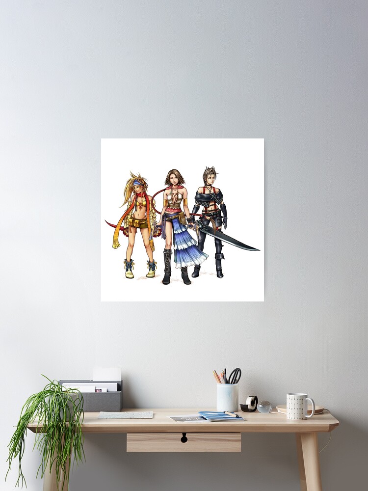 Final Fantasy X Yuna/Rikku/Paine Poster for Sale by CassidyCreates