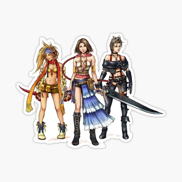 Final Fantasy X Stickers Tidus Yuna Wakka Lulu Rikku -  Sweden