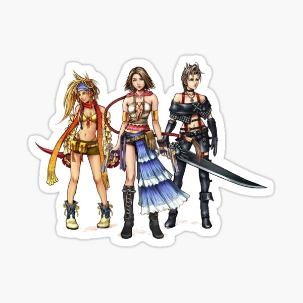 Final Fantasy X Yuna/Rikku/Paine Sticker