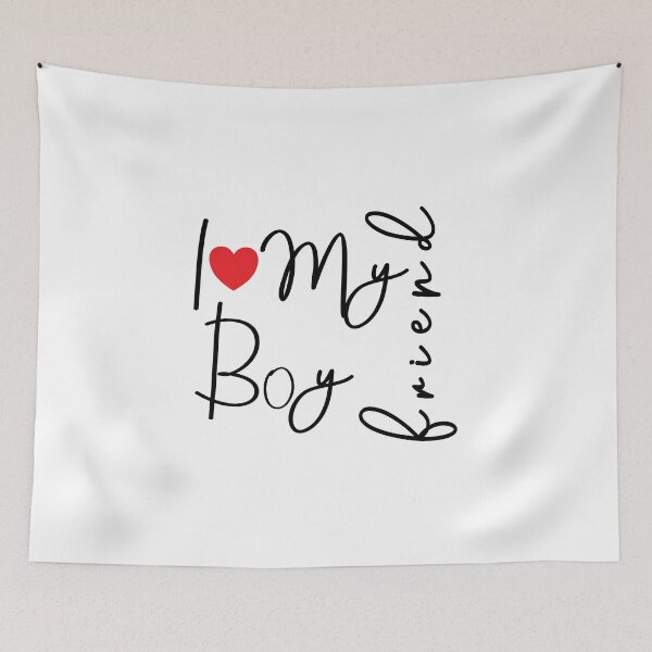Item preview, I Love My Boy Friend designed and sold by orangedesigns49.