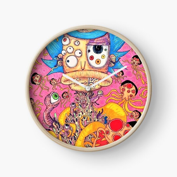 Alien Rick and Morty Clock