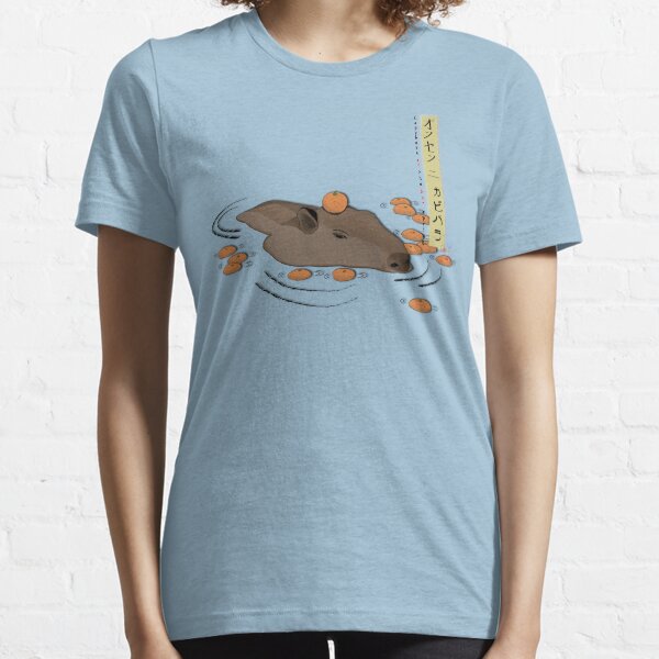 Onsen ni kapibara Essential T-Shirt