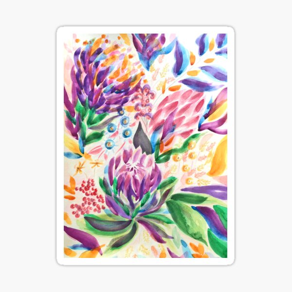 Mums Bouquet Full Bloom Sticker