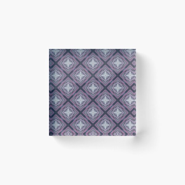 Item preview, Grey and purple squares abstract by Code03 designed and sold by Code03.