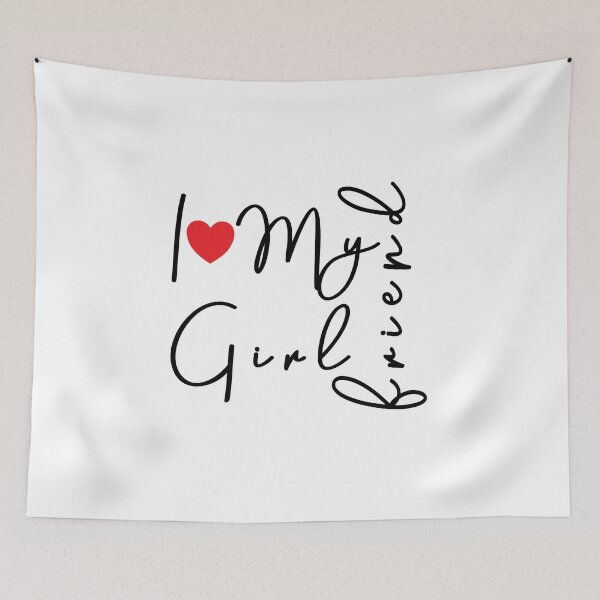 Item preview, I Love My Girl Friend designed and sold by orangedesigns49.