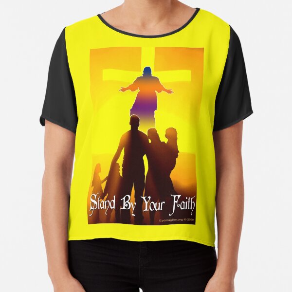 Stand By Your Faith Chiffon Top