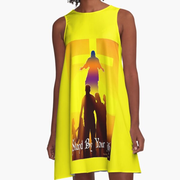 Stand By Your Faith A-Line Dress