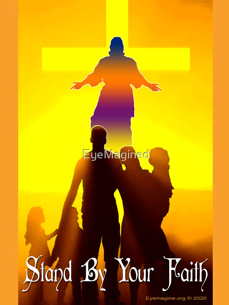Thumbnail 7 of 7, Classic T-Shirt, Stand By Your Faith designed and sold by EyeMagined.
