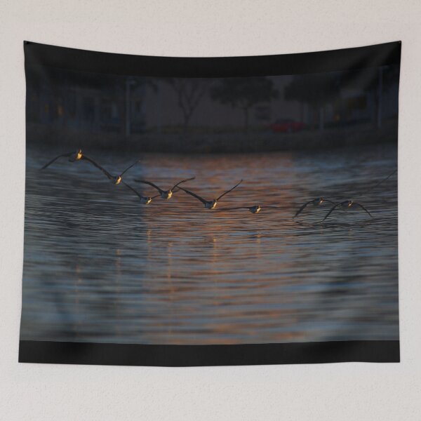 Item preview, A Flock Of Cormorants At Dawn designed and sold by Jason Gilbert.
