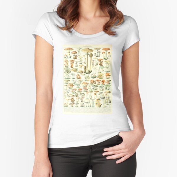 Item preview, Edible Mushroom Chart Vintage | Adolphe Millot Champignon designed and sold by MagicBoutique.