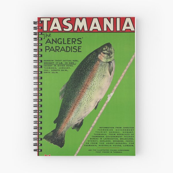 Item preview, Tasmania vintage travel poster designed and sold by stickart-marek.