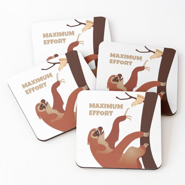 Item preview, Sloth making the effort - Brown designed and sold by Petcisely.