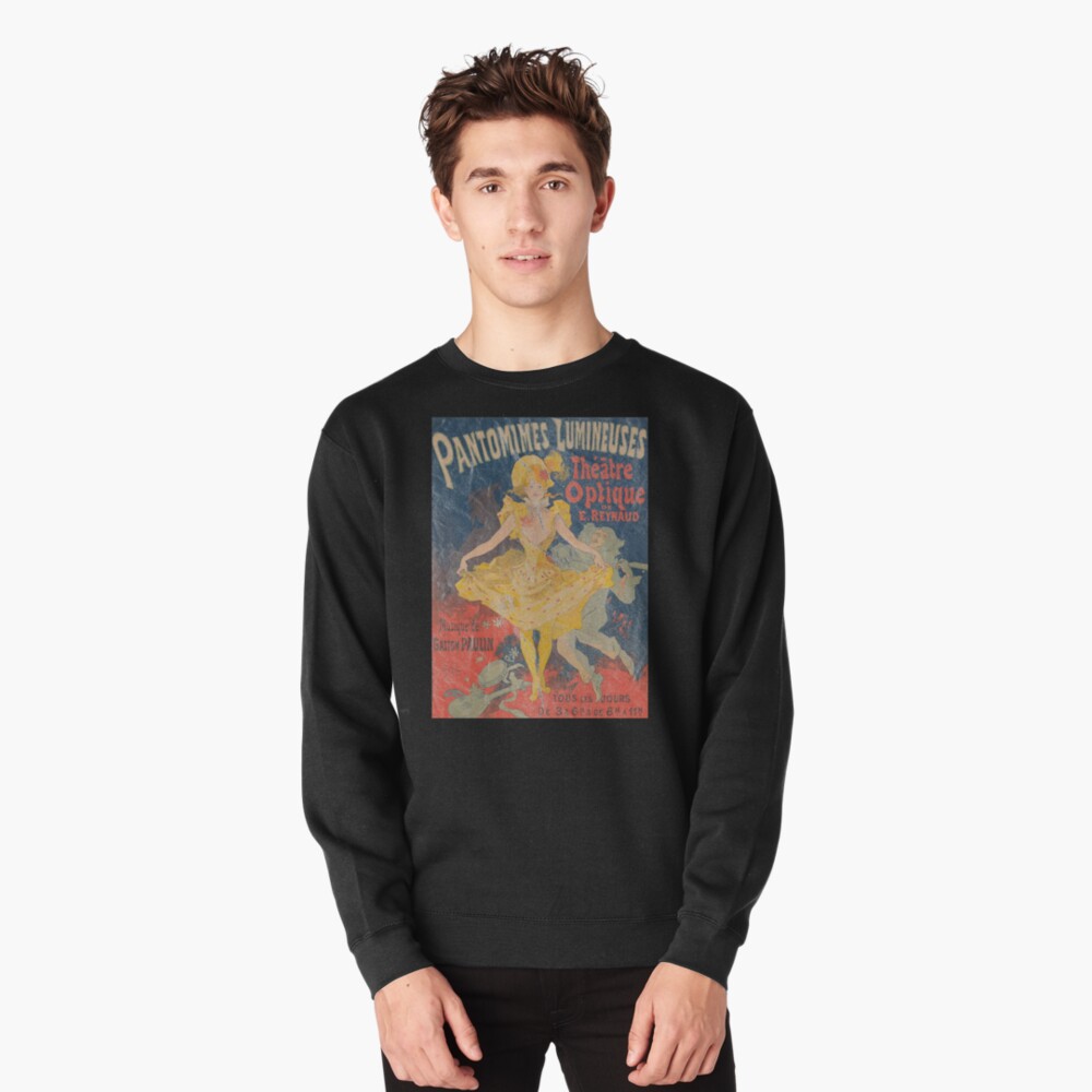 Pantomimes Lumineuses Vintage Poster Pullover Sweatshirt