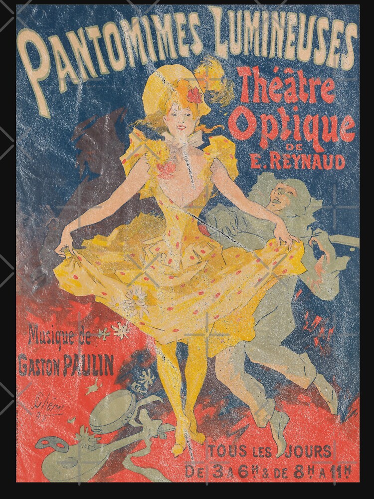 Pantomimes Lumineuses Vintage Poster by thespottydogg