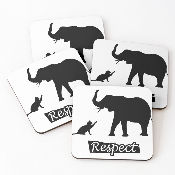 Item preview, cat and elephant regards each other designed and sold by MRagab.