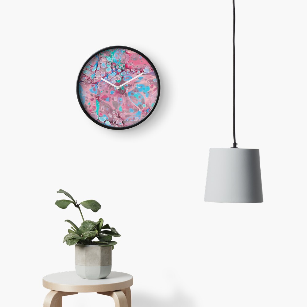 Item preview, Clock designed and sold by Marbling4fun.