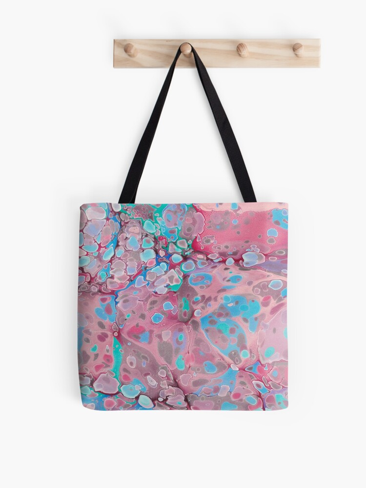 Thumbnail 1 of 2, Tote Bag, STONE MARBLE PRINT designed and sold by Marbling4fun.