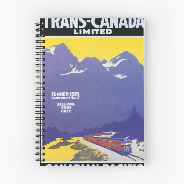 Item preview, Trans Canada Limited vintage travel poster designed and sold by stickart-marek.