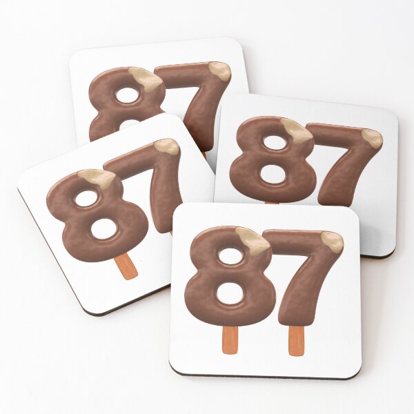 Item preview, 87 Ice Cream Eighty Seven Number 3d Chocolate designed and sold by HelloFromAja.