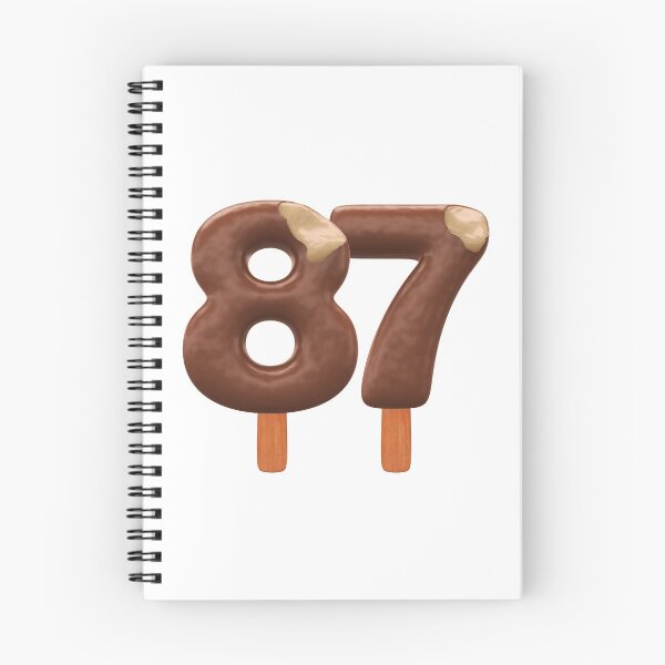 Item preview, 87 Ice Cream Eighty Seven Number 3d Chocolate designed and sold by HelloFromAja.