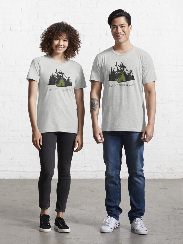 social distancing camping shirt