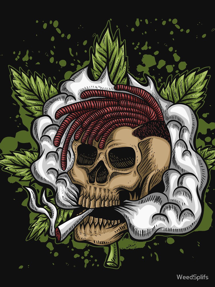 SKULL SMOKE WEED by WeedSplifs