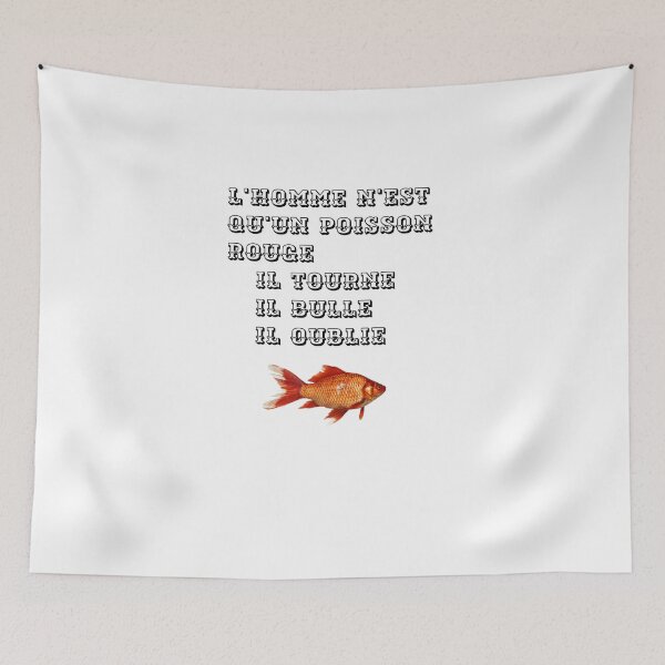 Item preview, T-Shirt The man is only a goldfish ... He turns ... He bubbles ... designed and sold by Axel20.