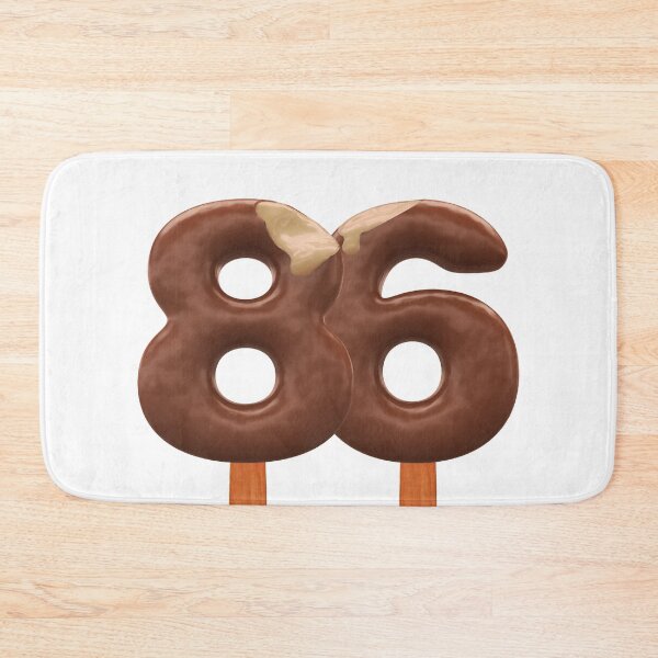Item preview, 86 Ice Cream Eighty Six Number 3d Chocolate designed and sold by HelloFromAja.